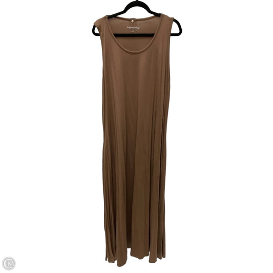 Dress Casual Maxi By Soft Surroundings In Brown, Size: 3x