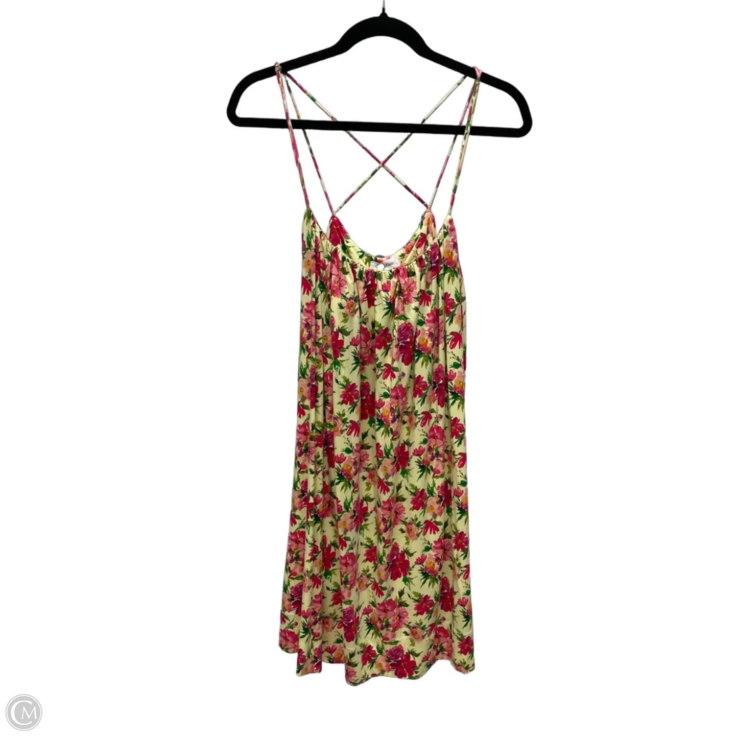 Dress Casual Short By Calvin Klein In Floral Print, Size: S