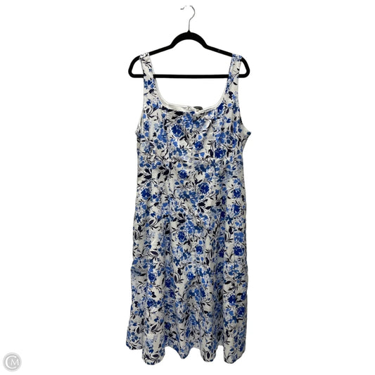 Dress Casual Maxi By Free Assembly In Floral Print, Size: Xl
