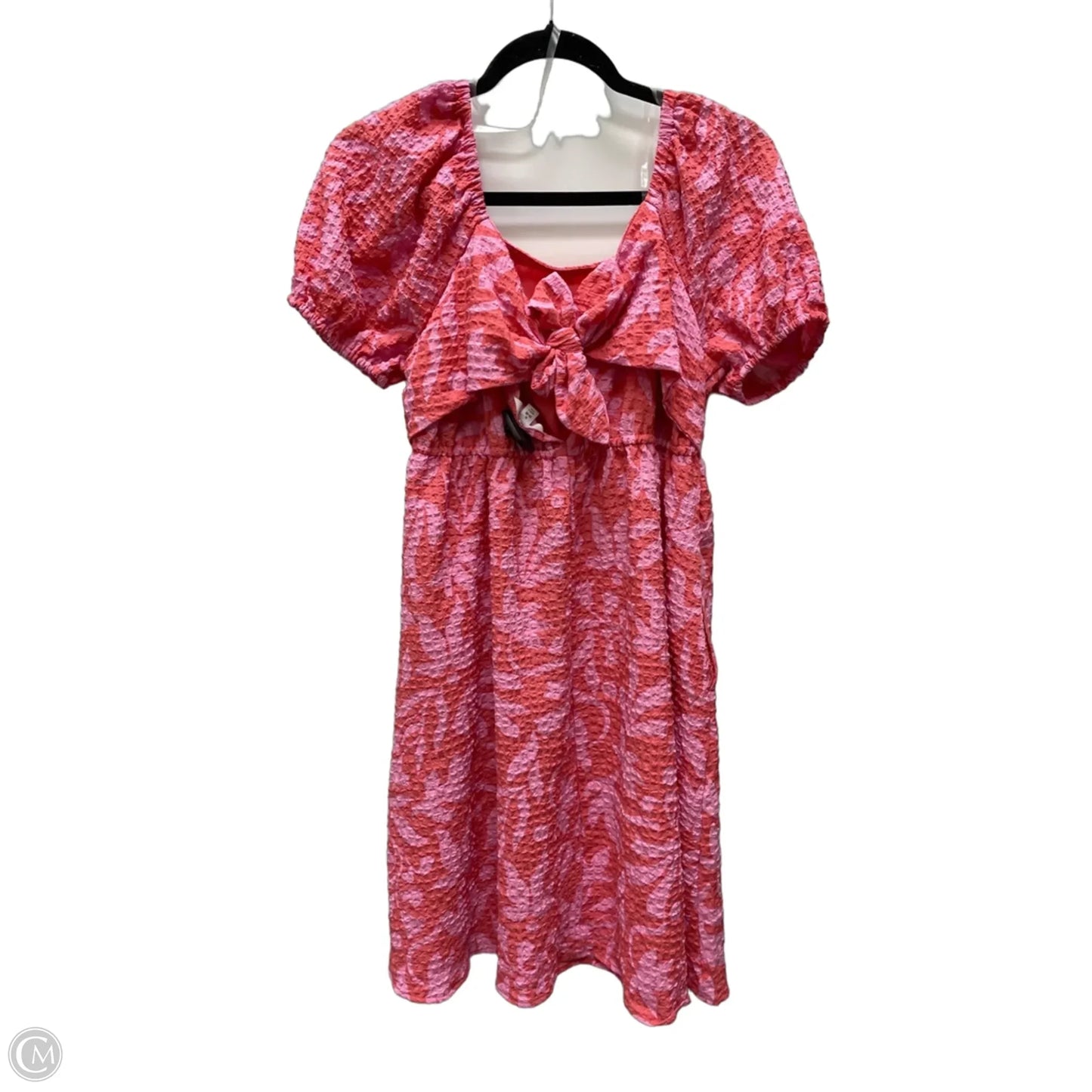 Dress Casual Short By Time And Tru In Pink & Red, Size: S