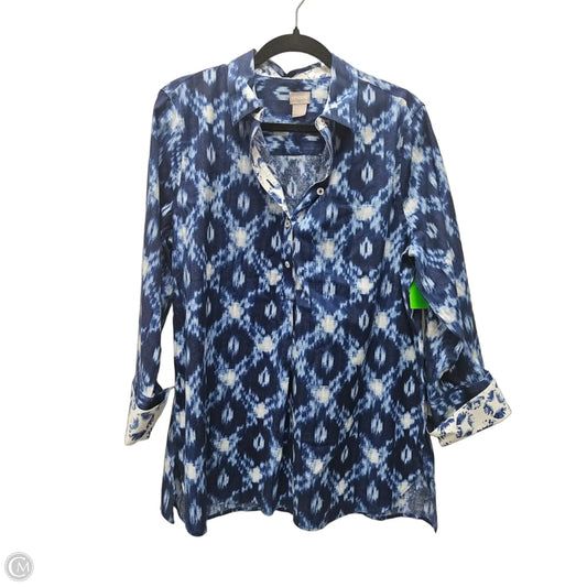 Top LS By Chicos In Multi-colored, Size: L