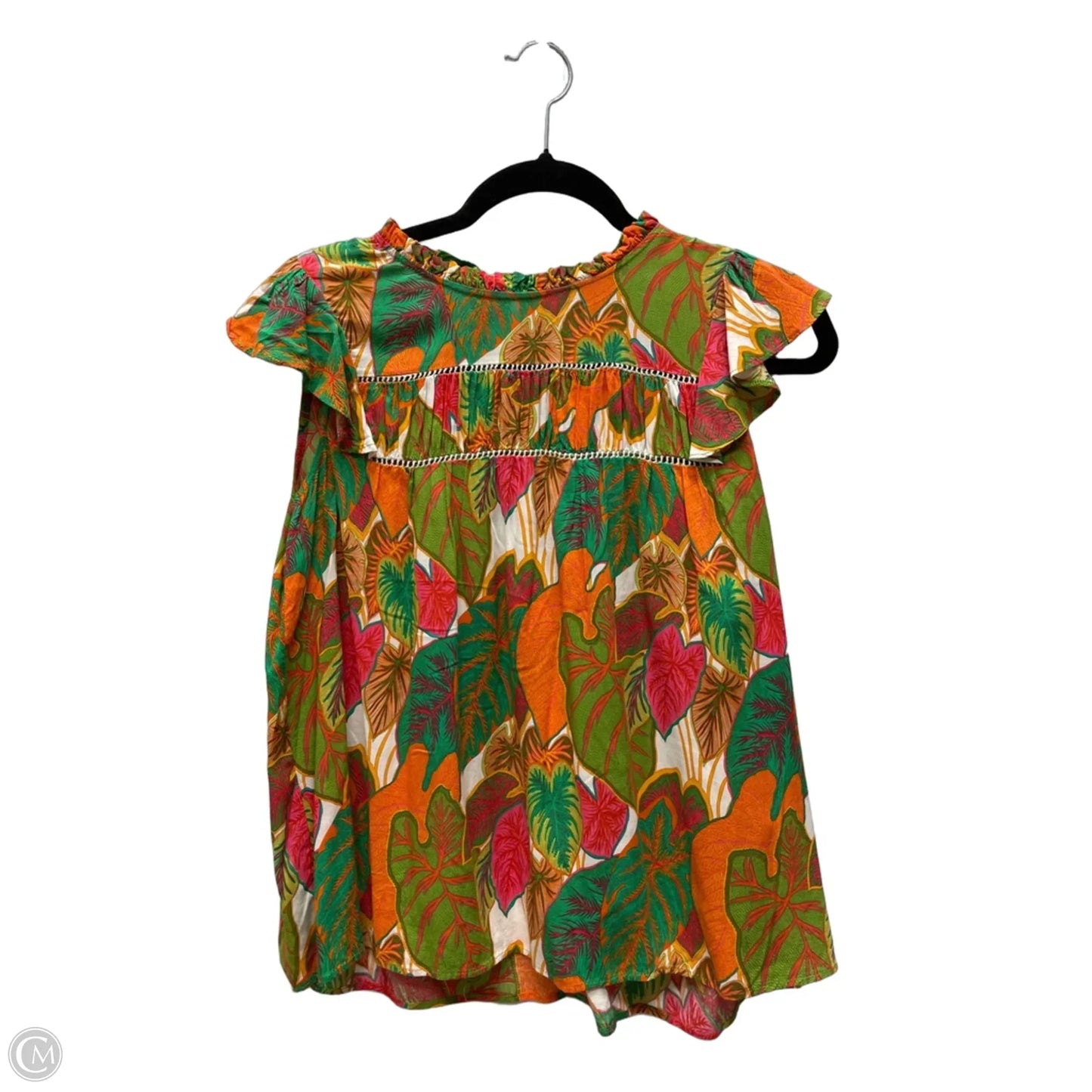 Blouse Short Sleeve By Rose And Olive In Floral Print, Size: S