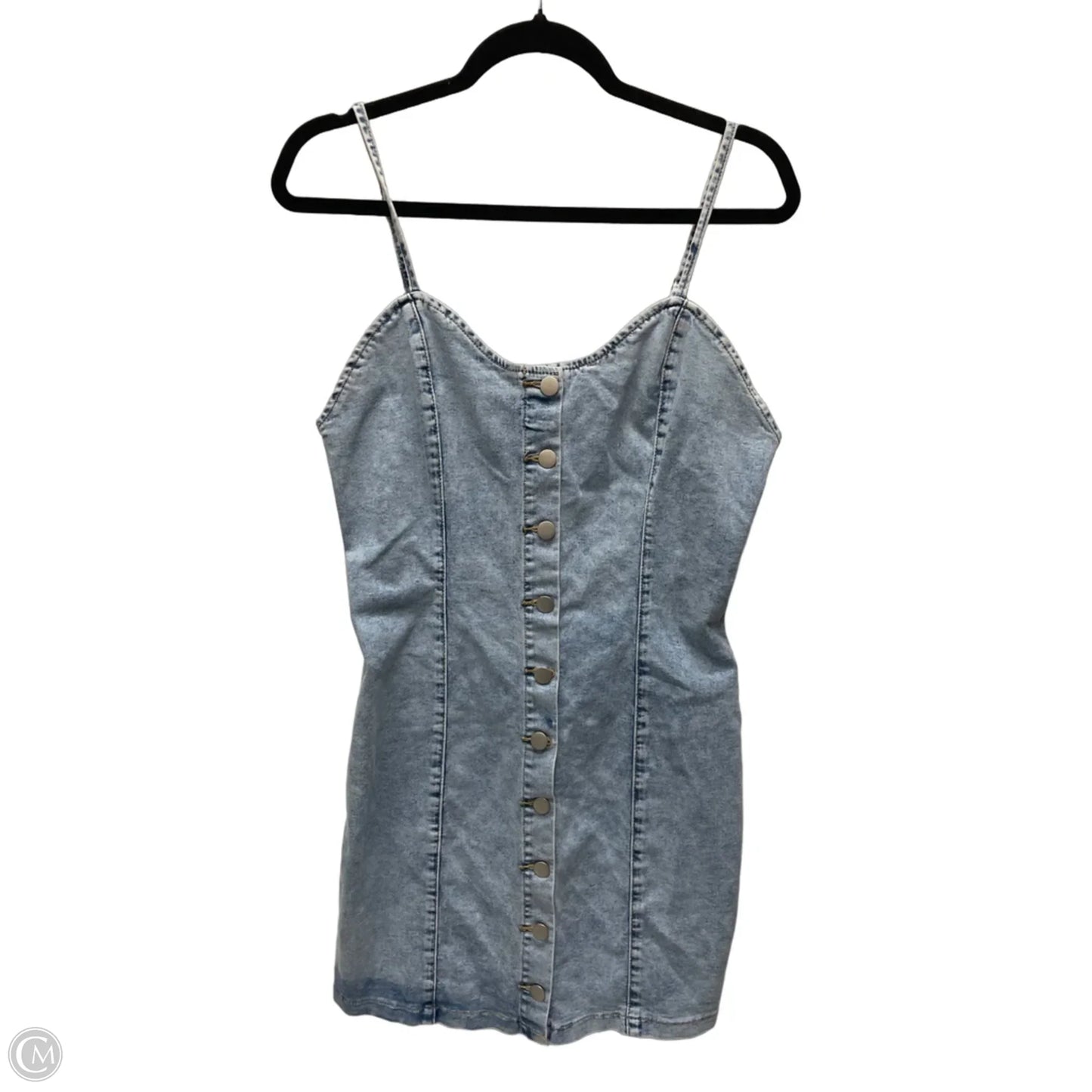 Dress Casual Short By Shein In Blue Denim, Size: Xl