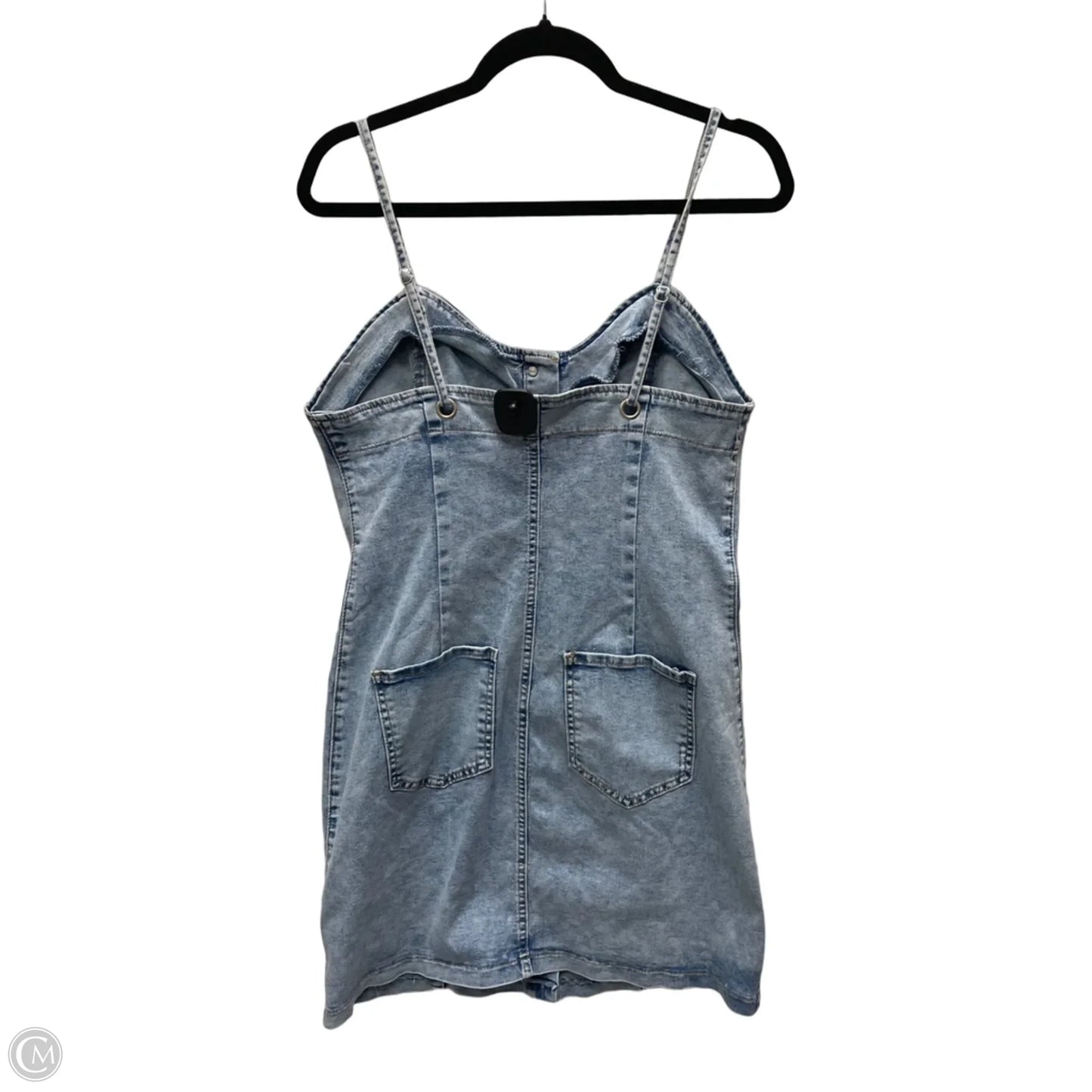 Dress Casual Short By Shein In Blue Denim, Size: Xl
