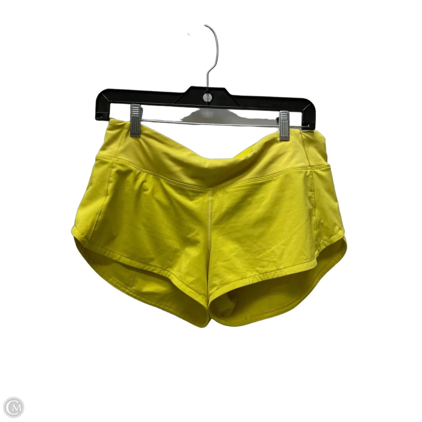 Athletic Shorts By Lululemon In Yellow, Size: S