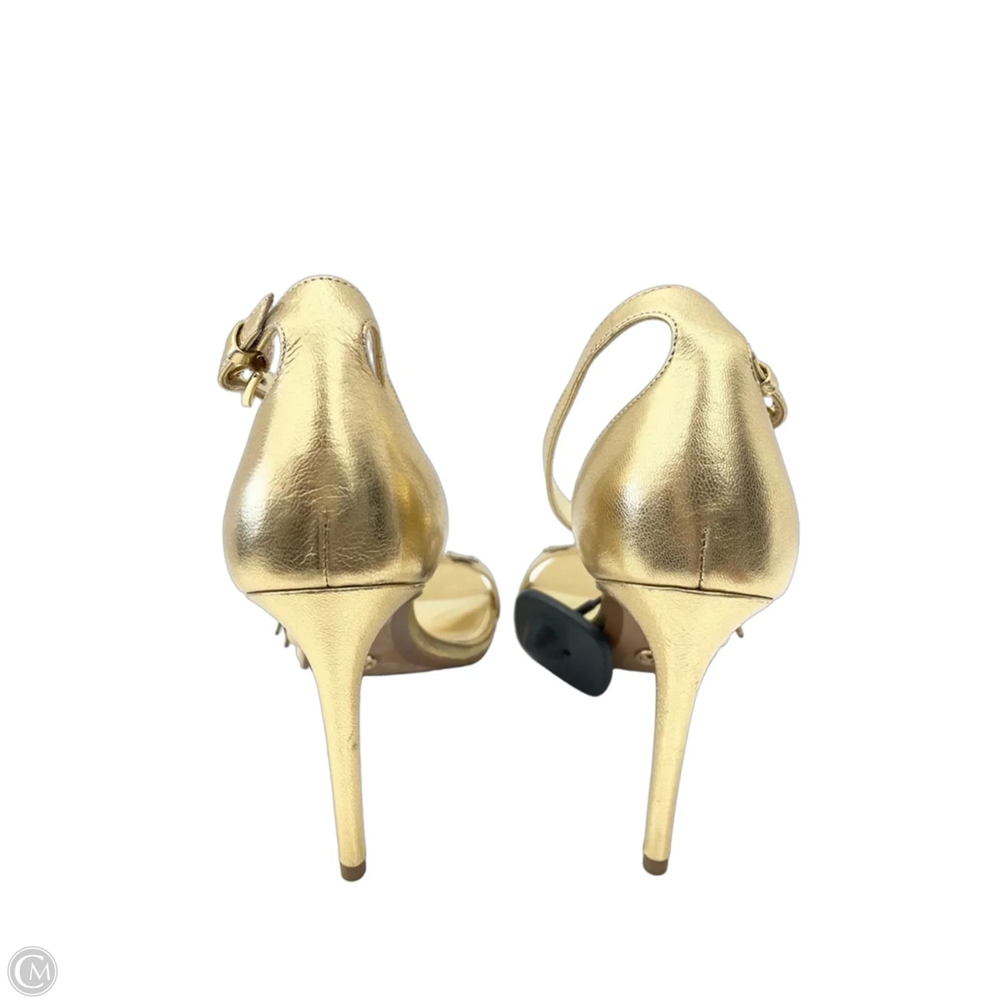 Sandals Designer By Michael Kors In Gold, Size: 7.5