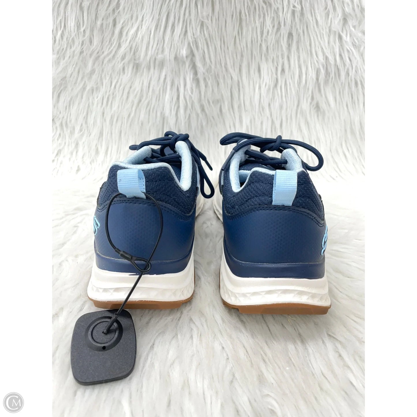 Shoes Athletic By Skechers In Blue & White, Size: 9