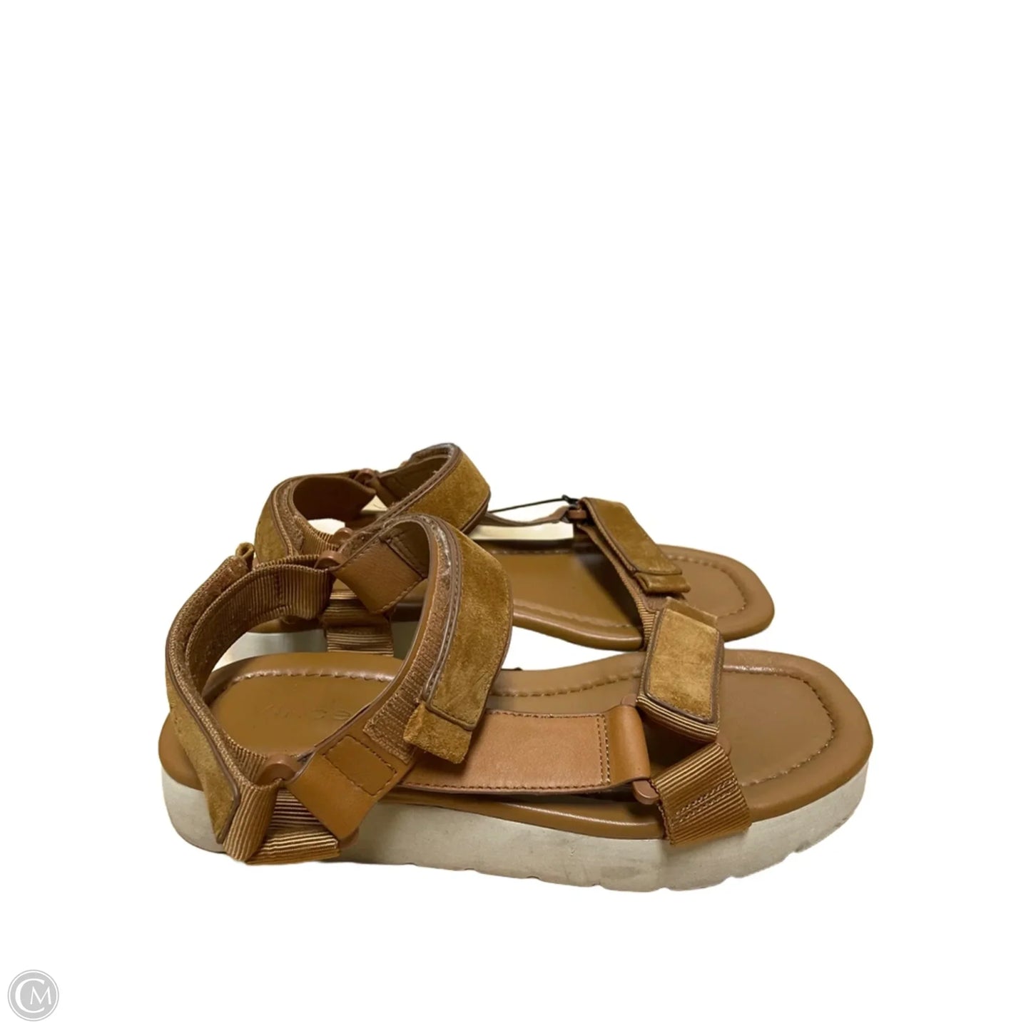 Sandals Flats By Vince In Brown, Size: 6.5