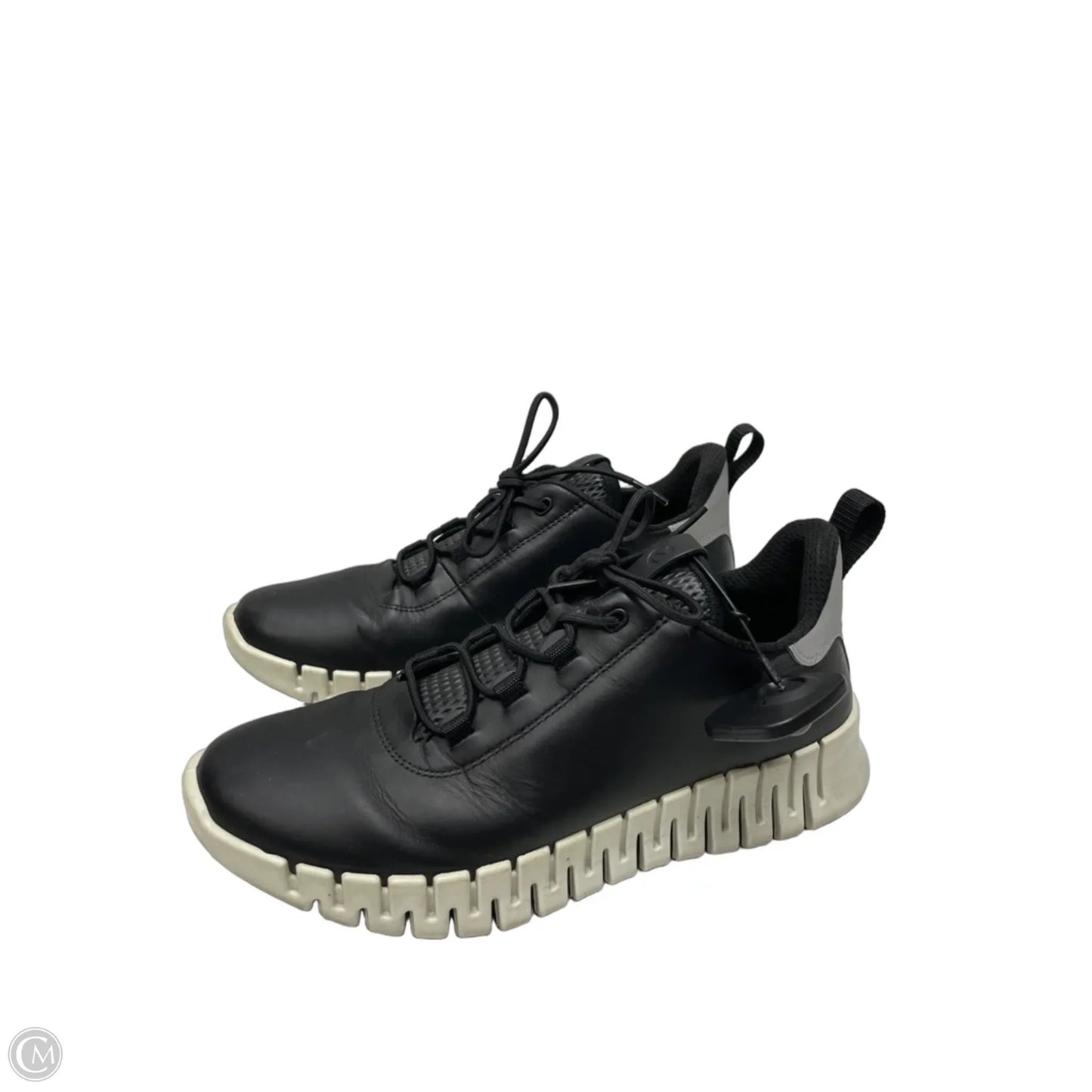 Shoes Sneakers Platform By Ecco In Black & Cream, Size: 9.5