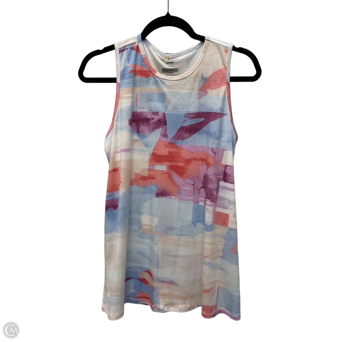Top Sleeveless By Tek Gear In Tie Dye Print, Size: S