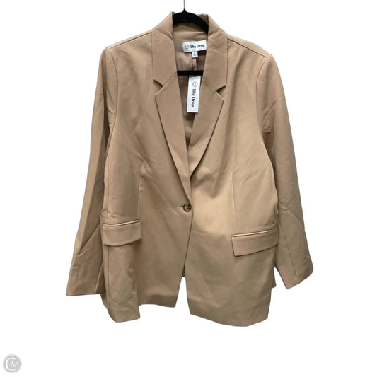 Blazer By The Drop In Tan, Size: 2x