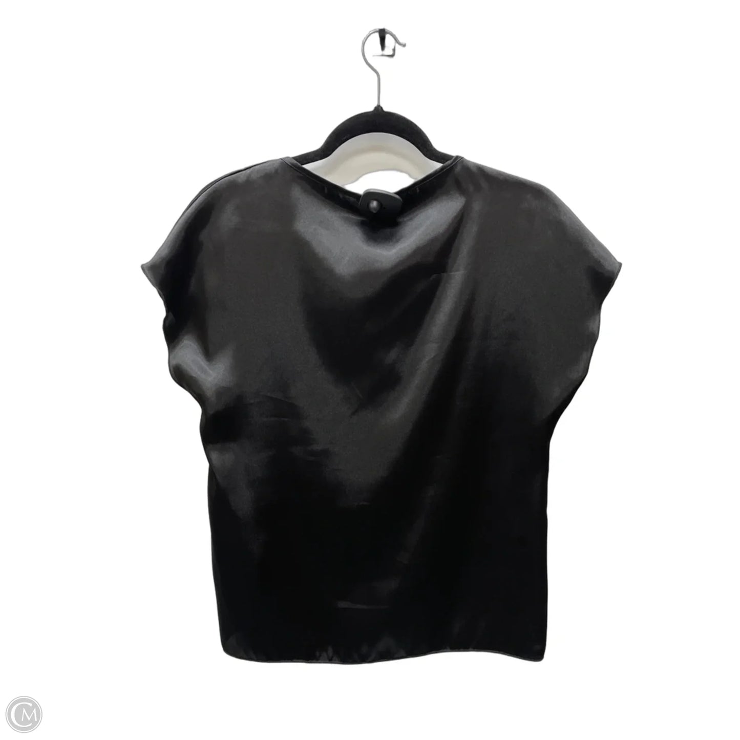 Blouse Short Sleeve By Nicole Miller In Black, Size: Xs