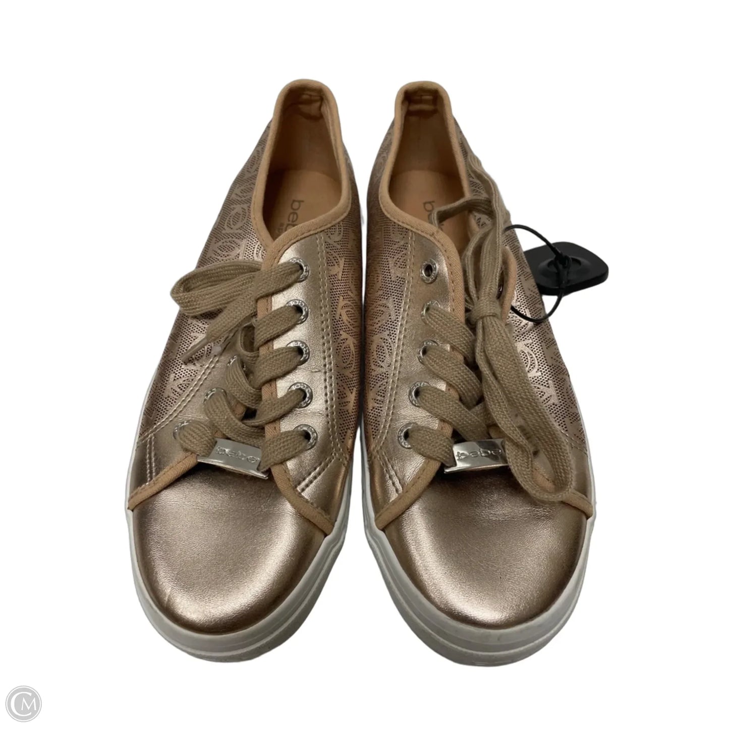 Shoes Sneakers By Bebe In Bronze, Size: 9