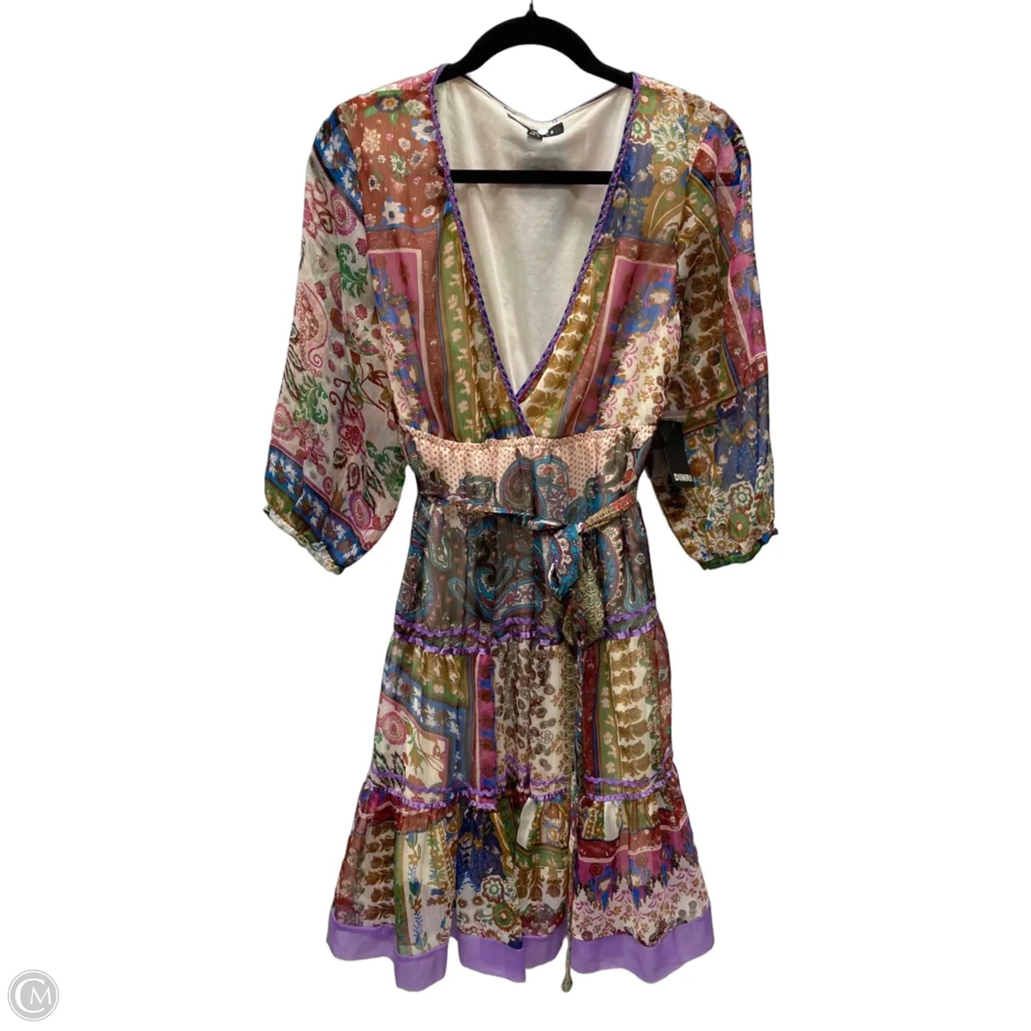 Dress Casual Short By Clothes Mentor In Floral Print, Size: Xl