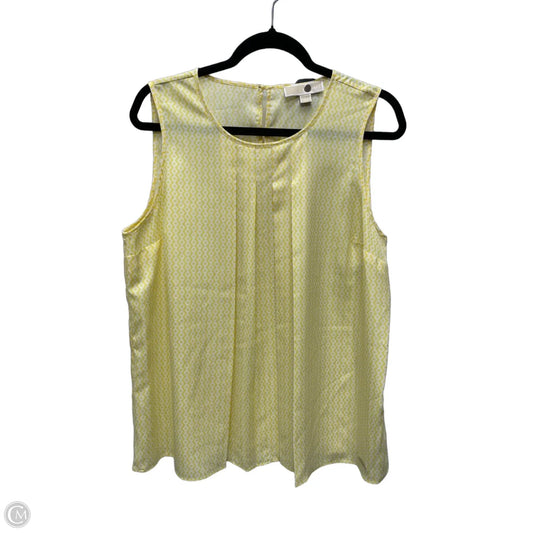 Top Sleeveless By Michael By Michael Kors In Geometric Pattern, Size: L