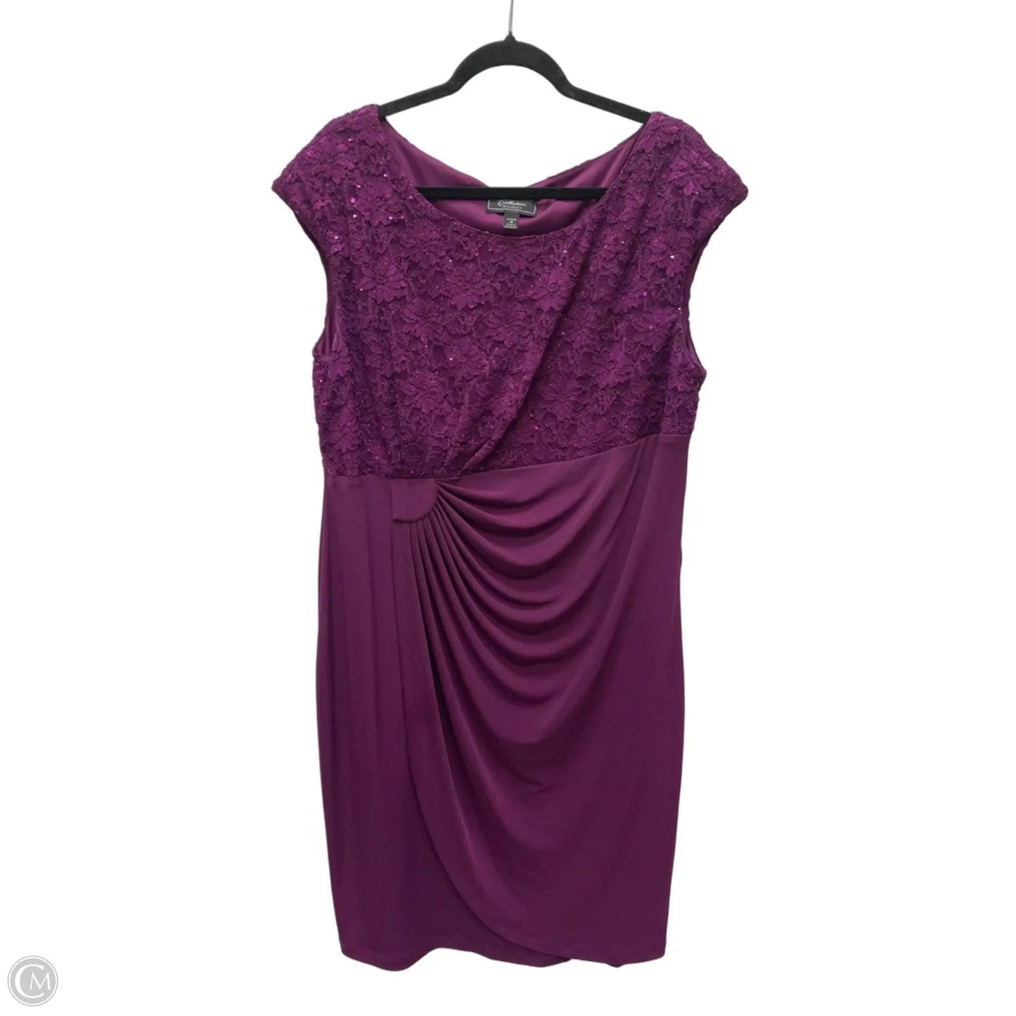 Dress Party Short By Dressbarn In Purple, Size: Xl