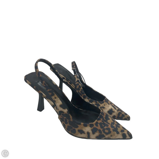 Shoes Heels Stiletto By Clothes Mentor In Animal Print, Size: 8.5