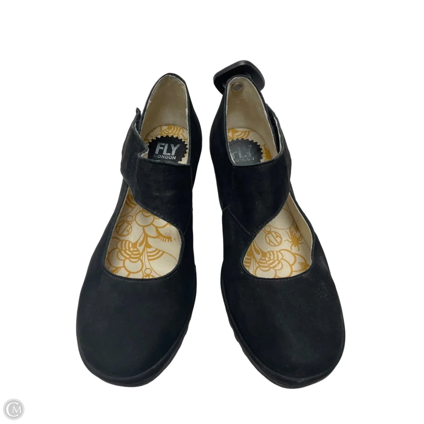 Shoes Heels Wedge By Fly London In Black, Size: 7.5