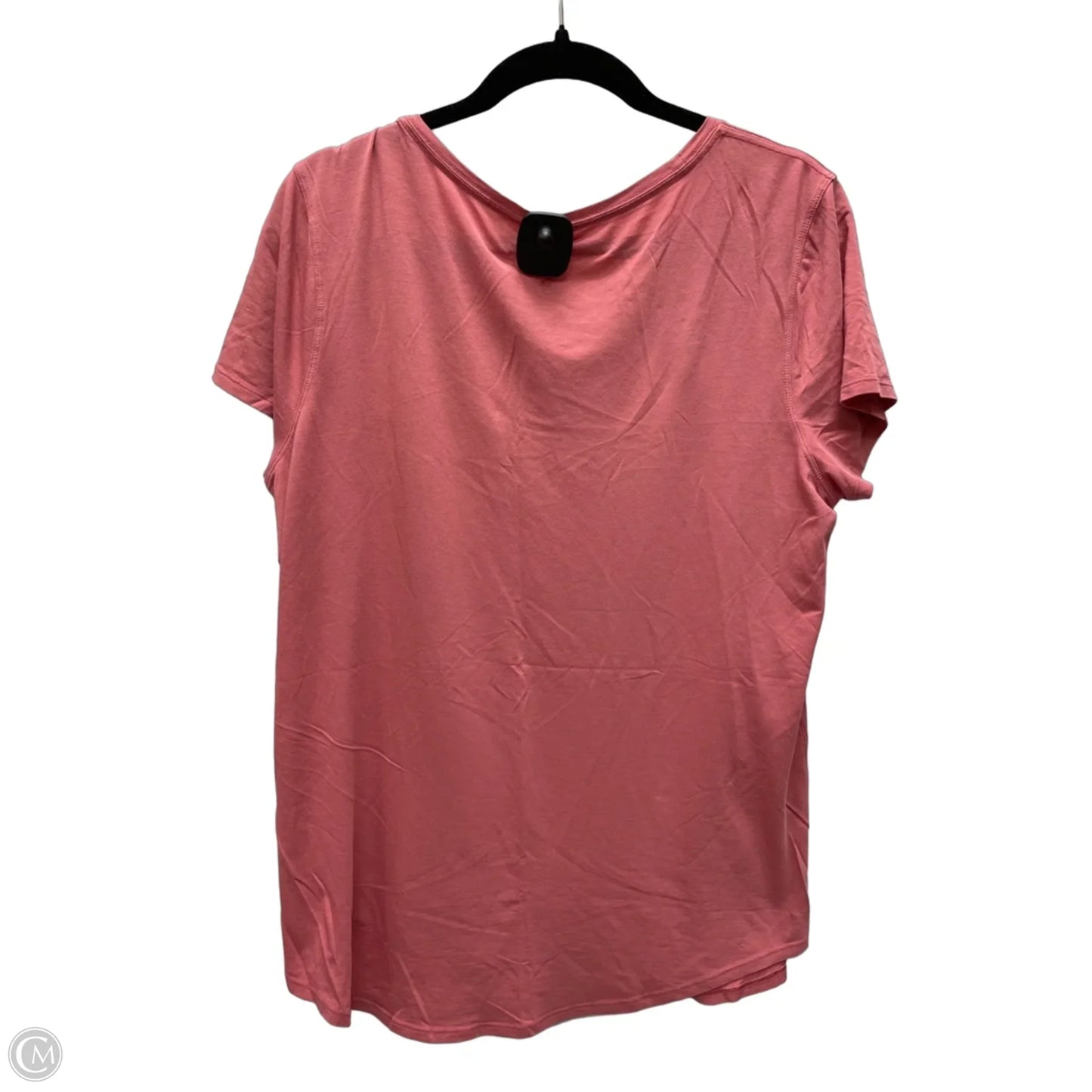 Athletic Top Short Sleeve By Lululemon In Red, Size: L