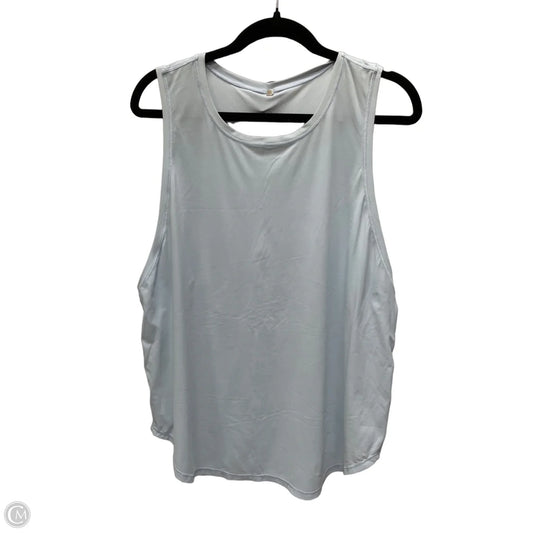 Athletic Tank Top By Lululemon In Blue, Size: L