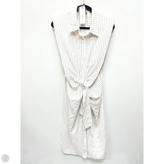 Dress Casual Midi By Aakaa In Striped Pattern, Size: L