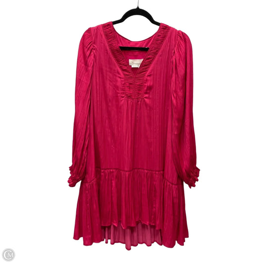 Dress Casual Short By Anthropologie In Pink, Size: Xs