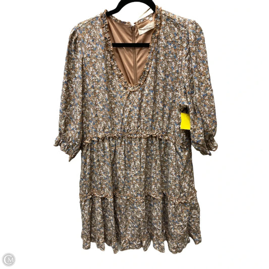 Dress Casual Short By A Beautiful Soul In Floral Print, Size: L