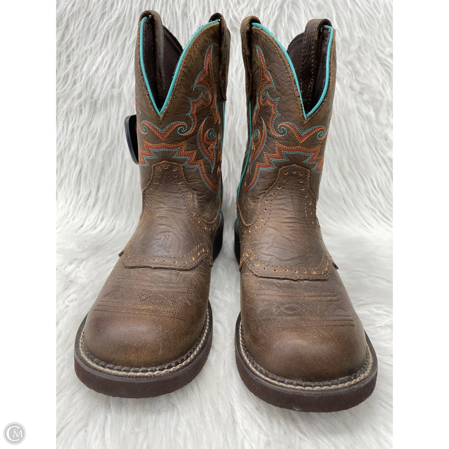 Boots Western By Justin In Multi-colored, Size: 9