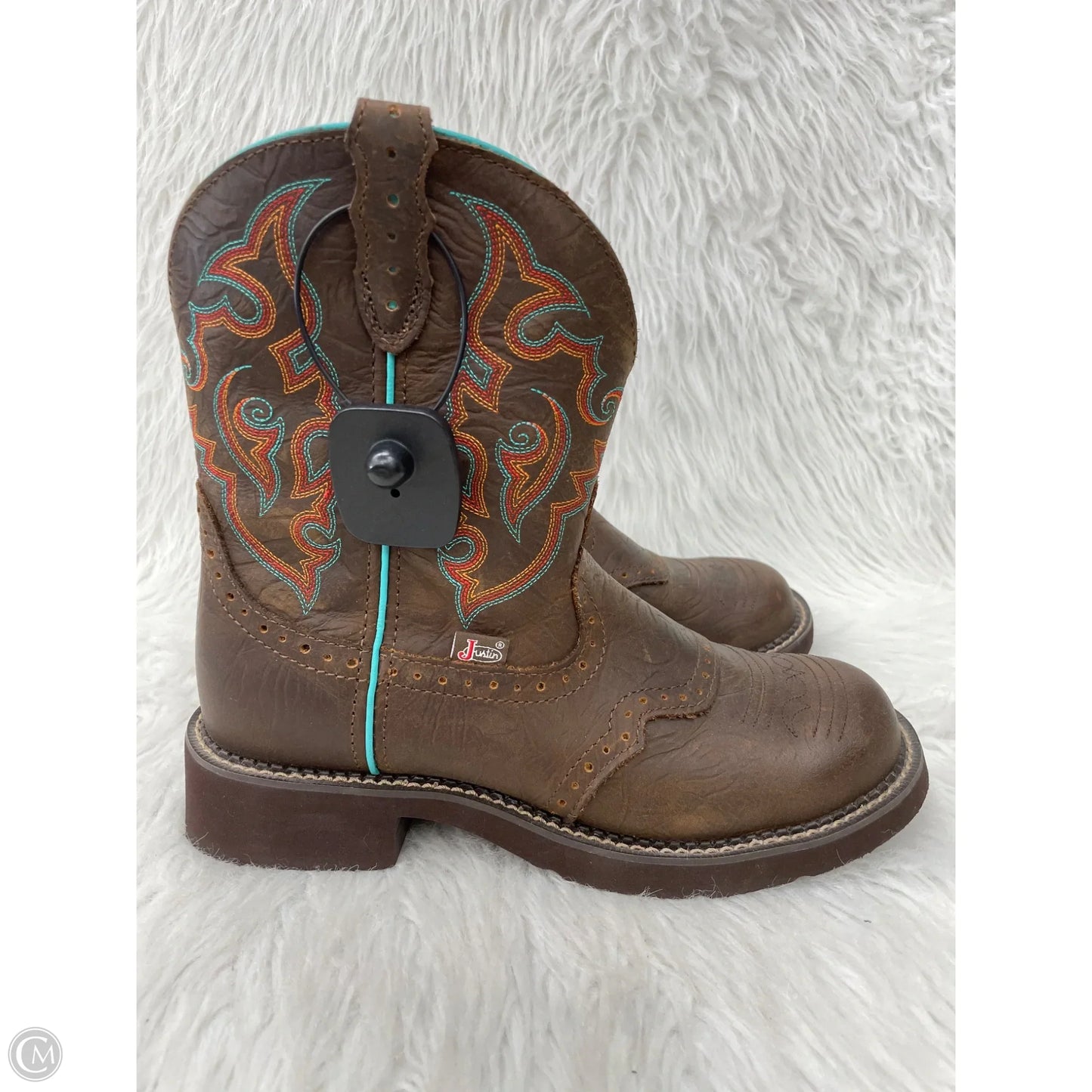 Boots Western By Justin In Multi-colored, Size: 9