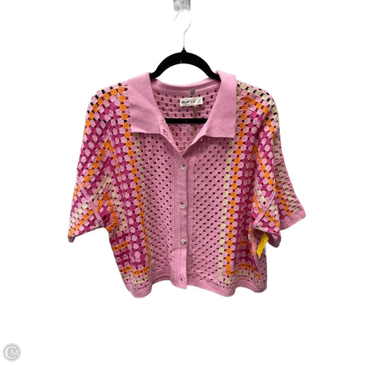 Sweater Cardigan By New In In Multi-colored, Size: S