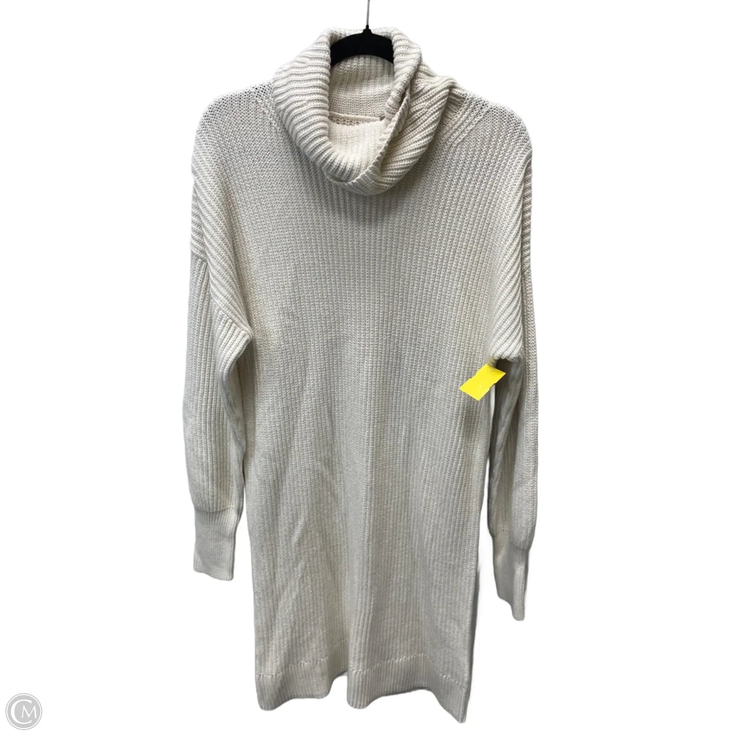 Dress Sweater By Gap In Cream, Size: L