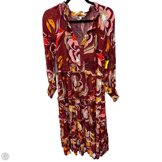 Dress Casual Maxi By Gibson And Latimer In Floral Print, Size: S