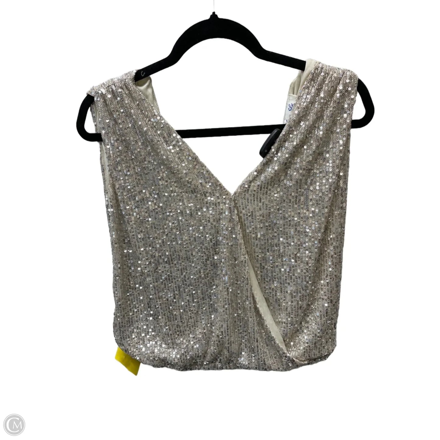 Top Sleeveless By She + Sky In Gold, Size: L