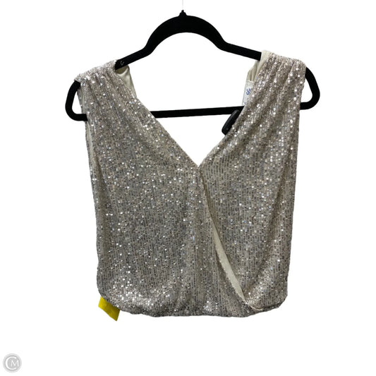 Top Sleeveless By She + Sky In Gold, Size: L