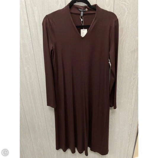 Dress Casual Maxi By Eileen Fisher In Brown, Size: Xs