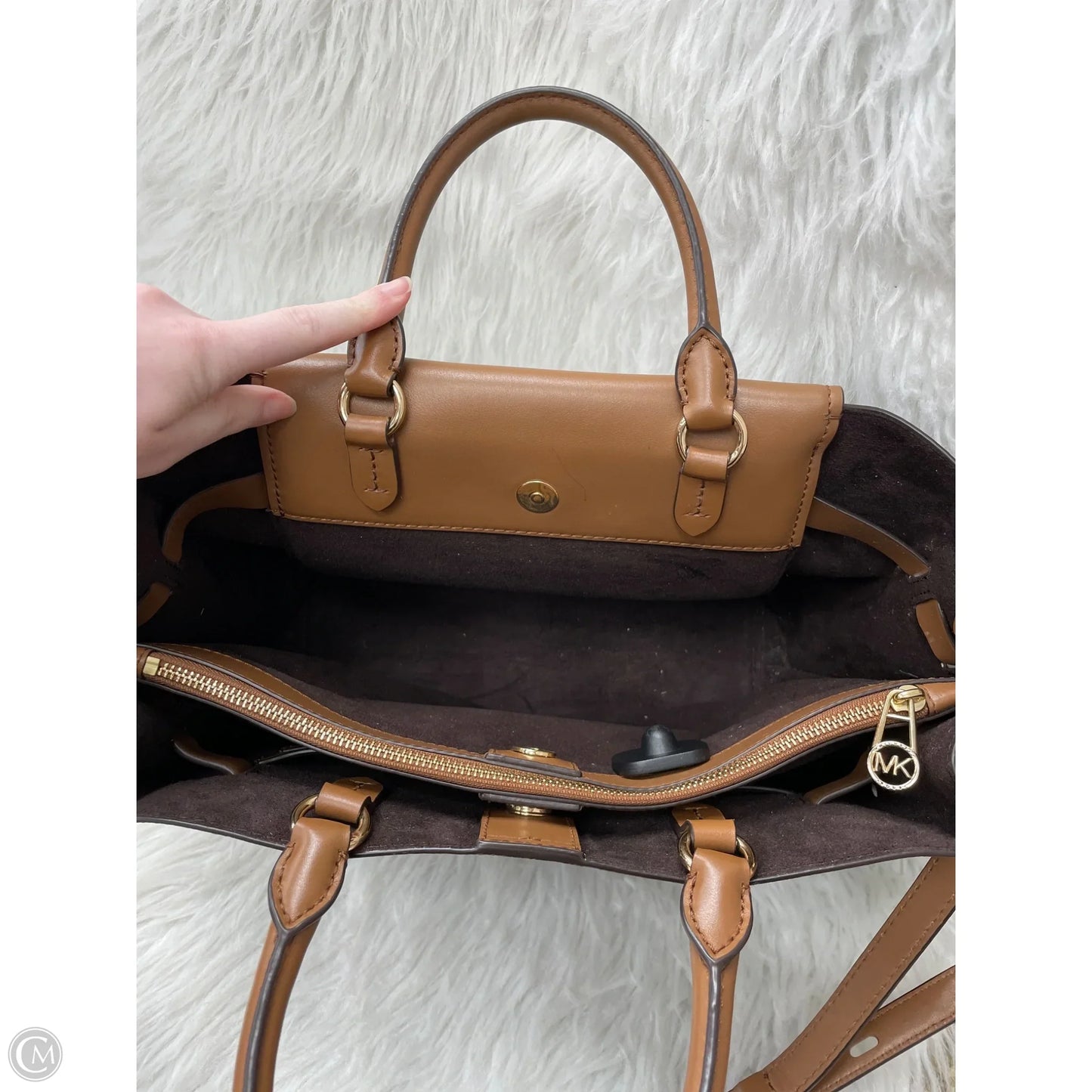 Handbag Designer By Michael Kors, Size: Large