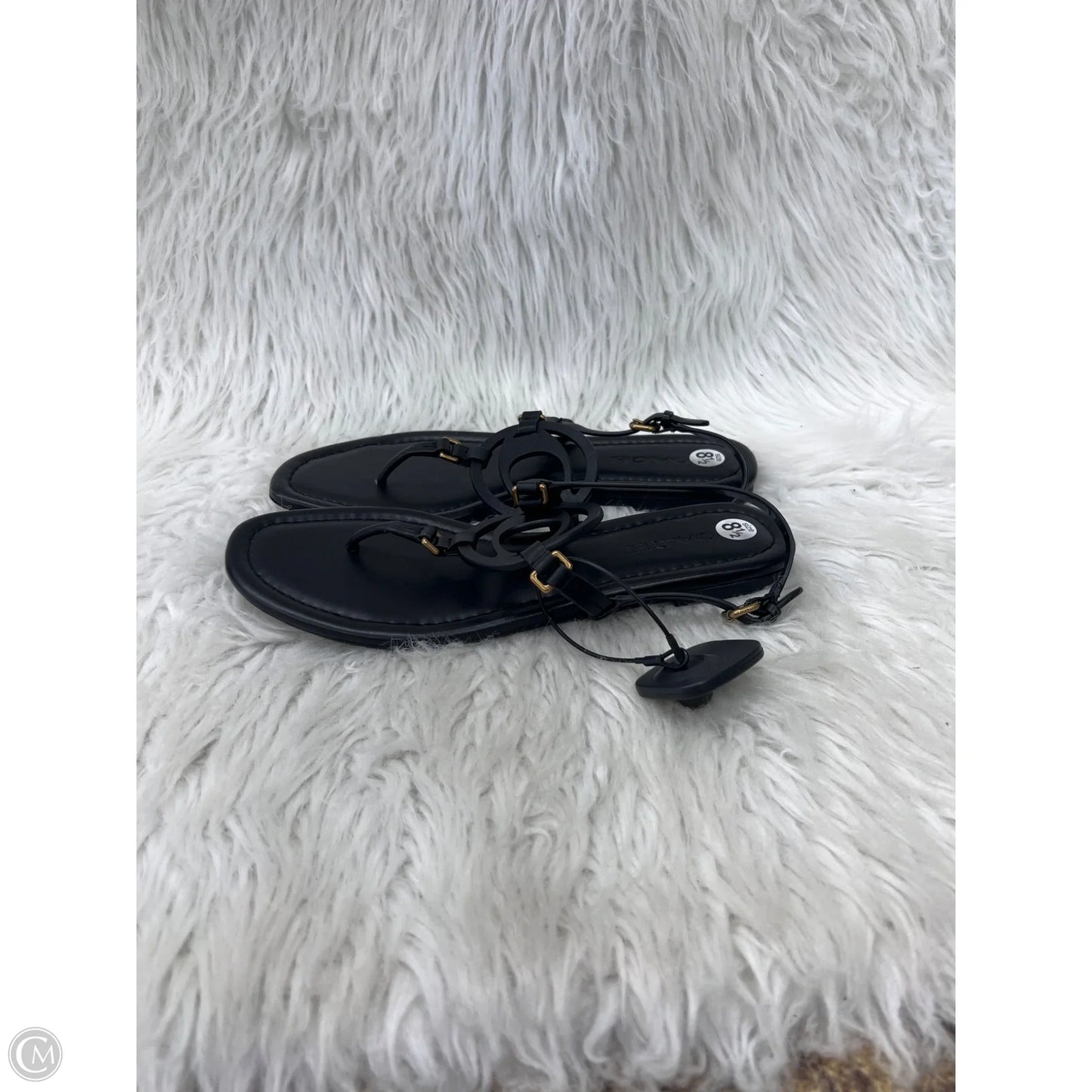 Sandals Designer By Coach In Black, Size: 8.5