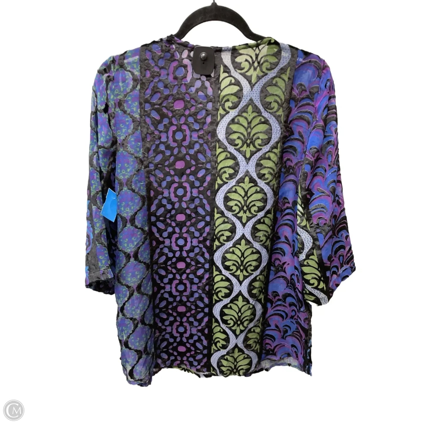 Top 3/4 Sleeve By Soft Surroundings In Floral Print, Size: Sp