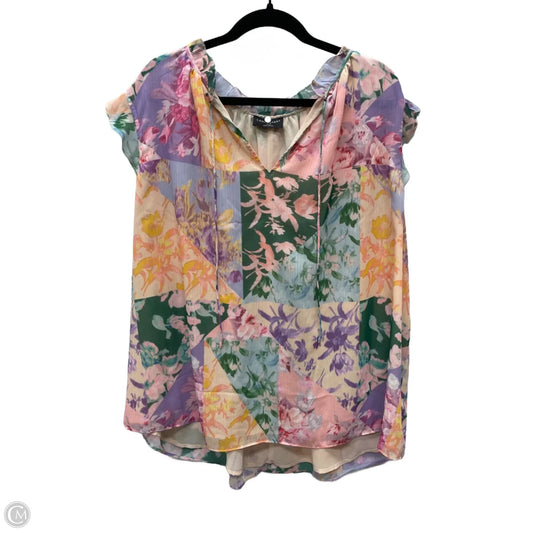 Blouse Sleeveless By Lane Bryant In Floral Print, Size: 3x