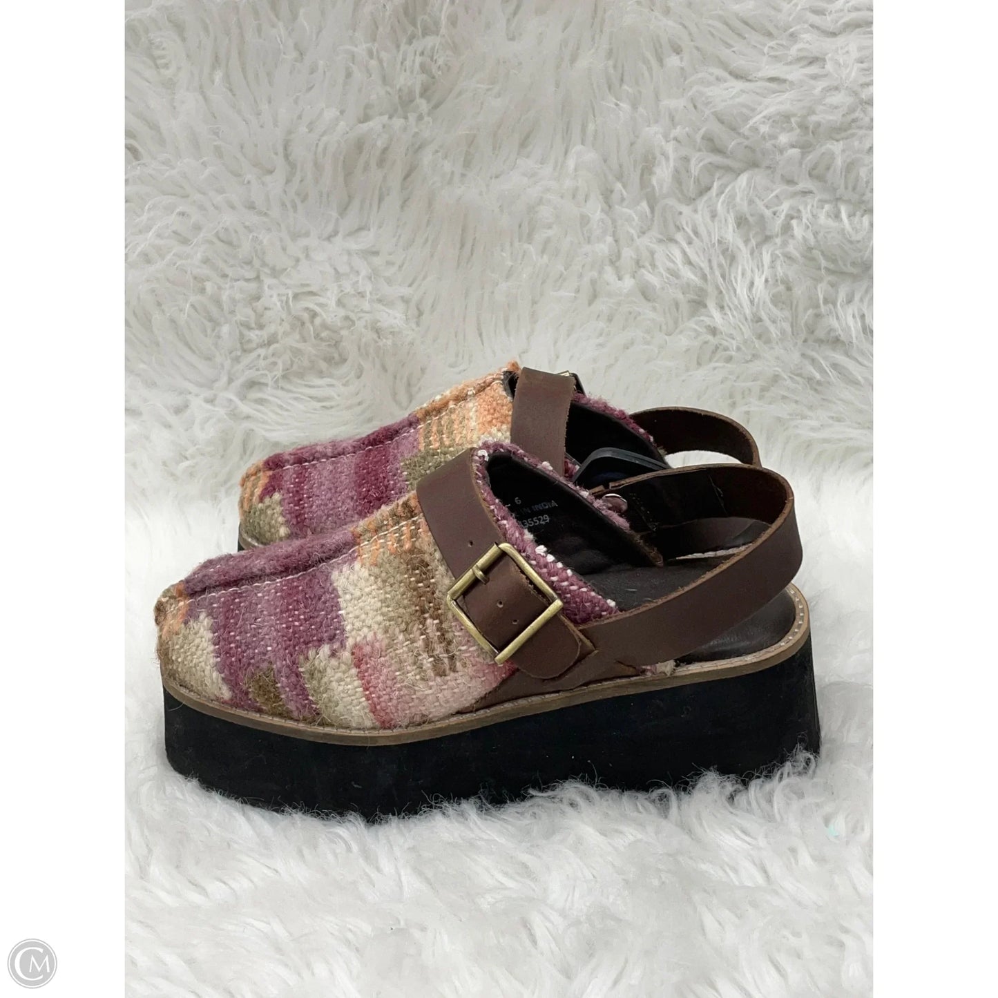 Sandals Heels Block By Free People In Multi-colored, Size: 6.5