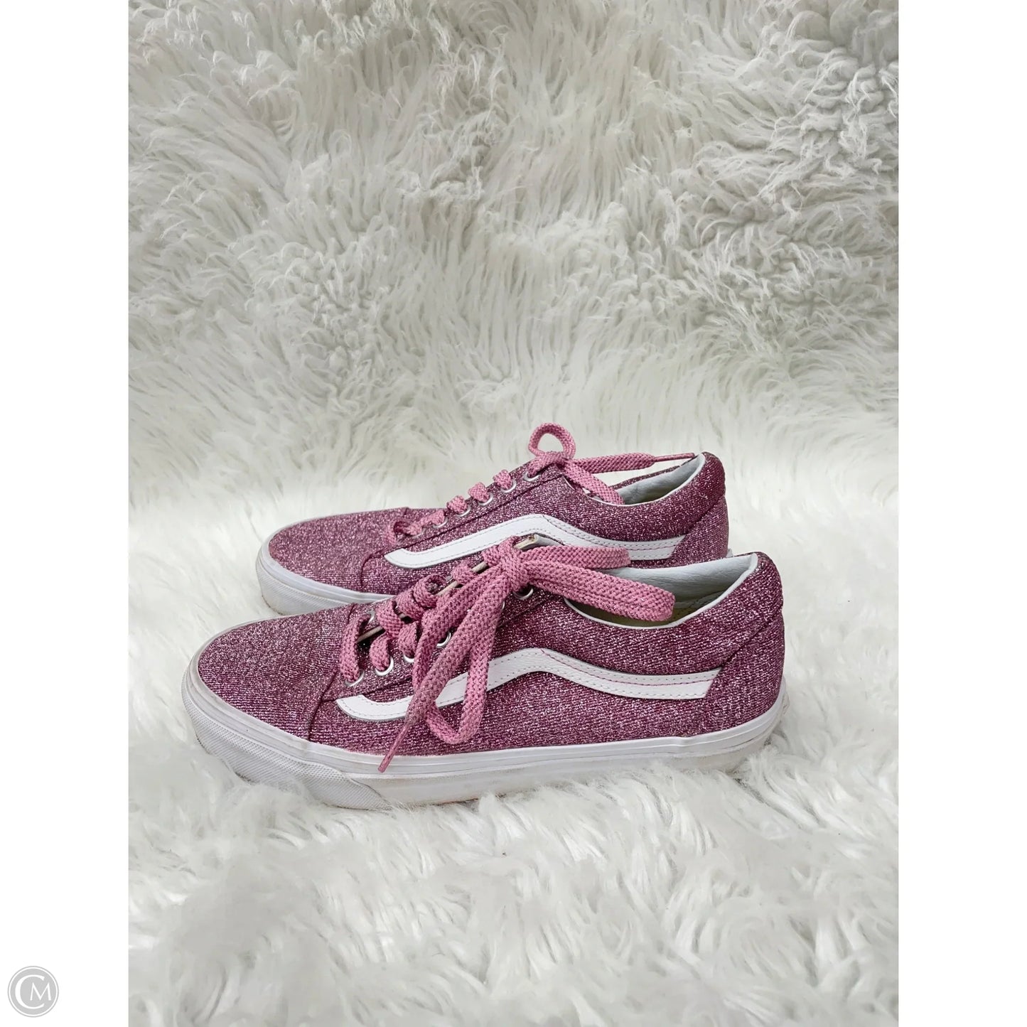 Shoes Sneakers By Vans In Pink, Size: 8.5