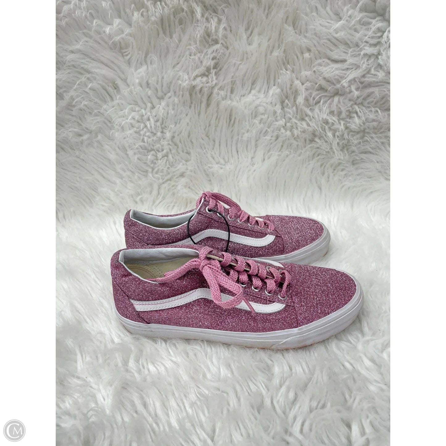 Shoes Sneakers By Vans In Pink, Size: 8.5