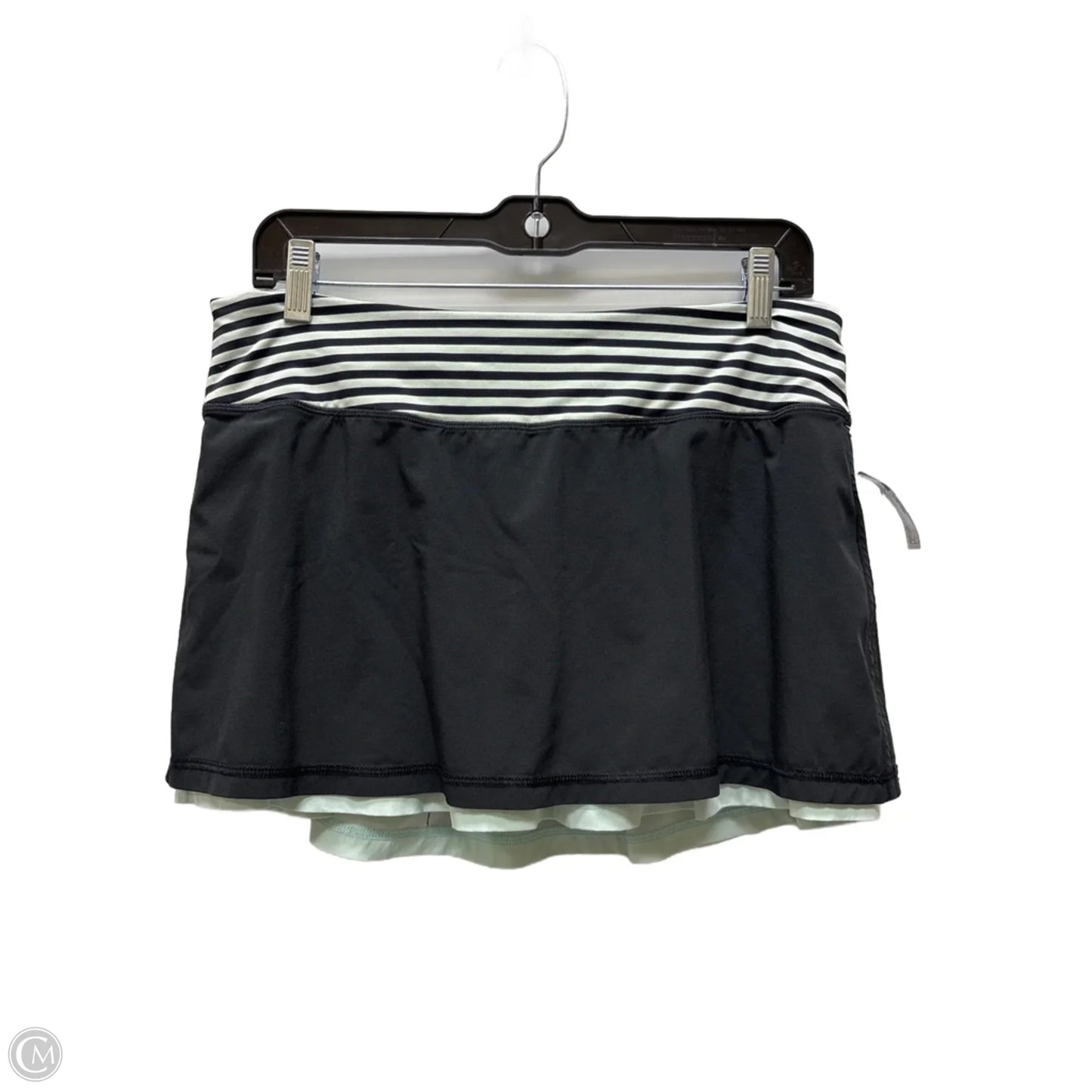 Skort By Lululemon In Black & Green, Size: M