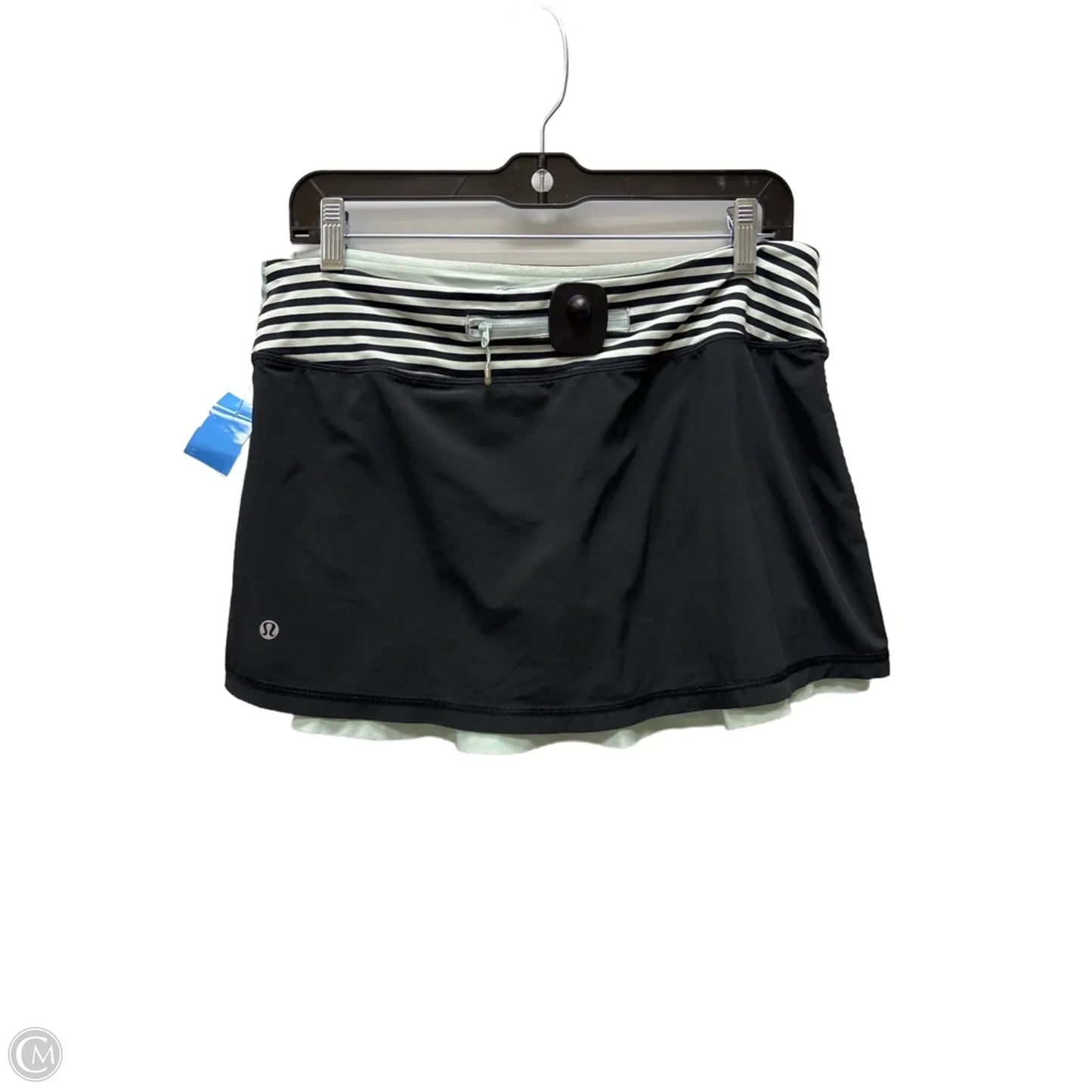 Skort By Lululemon In Black & Green, Size: M