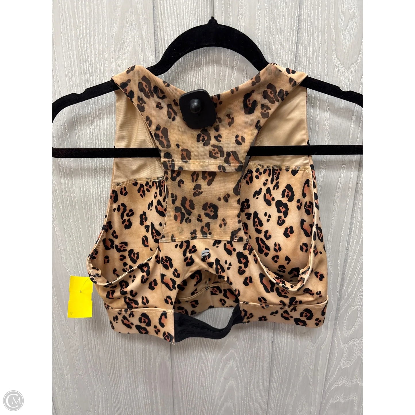 Athletic Bra By Fabletics In Animal Print, Size: L