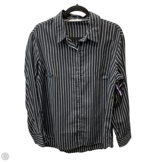 Top Long Sleeve By Lee In Striped Pattern, Size: Xl