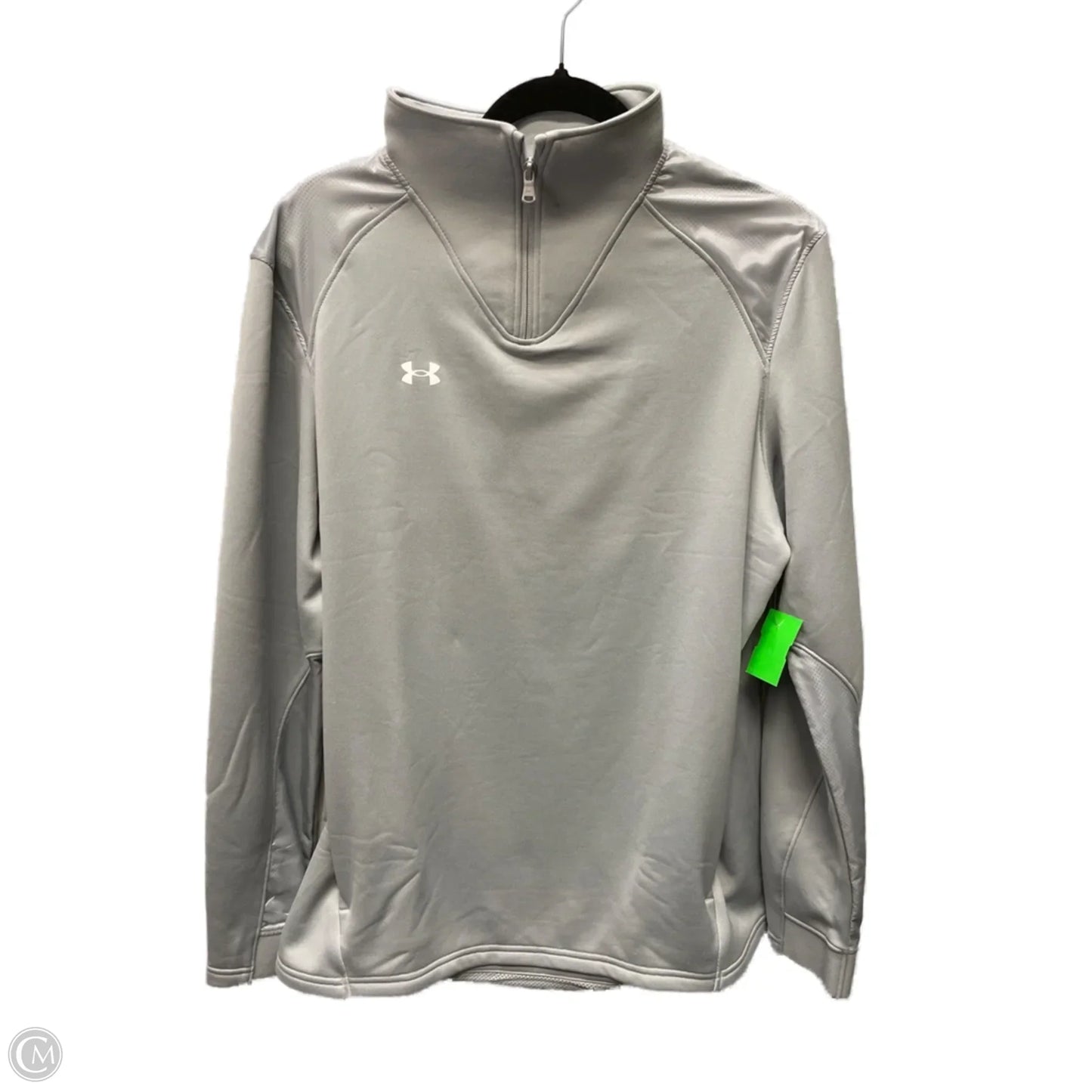 Athletic Jacket By Under Armour In Grey, Size: Xl