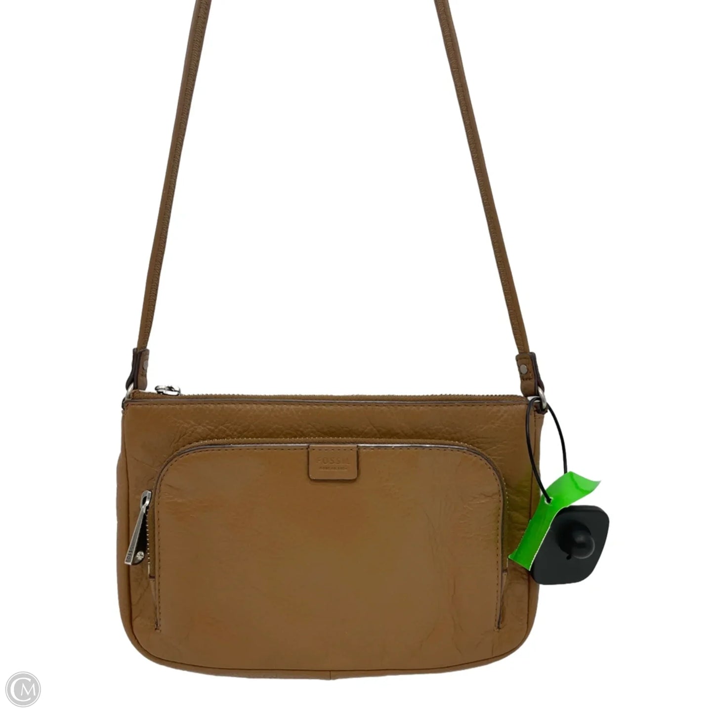 Crossbody Leather By Fossil, Size: Small