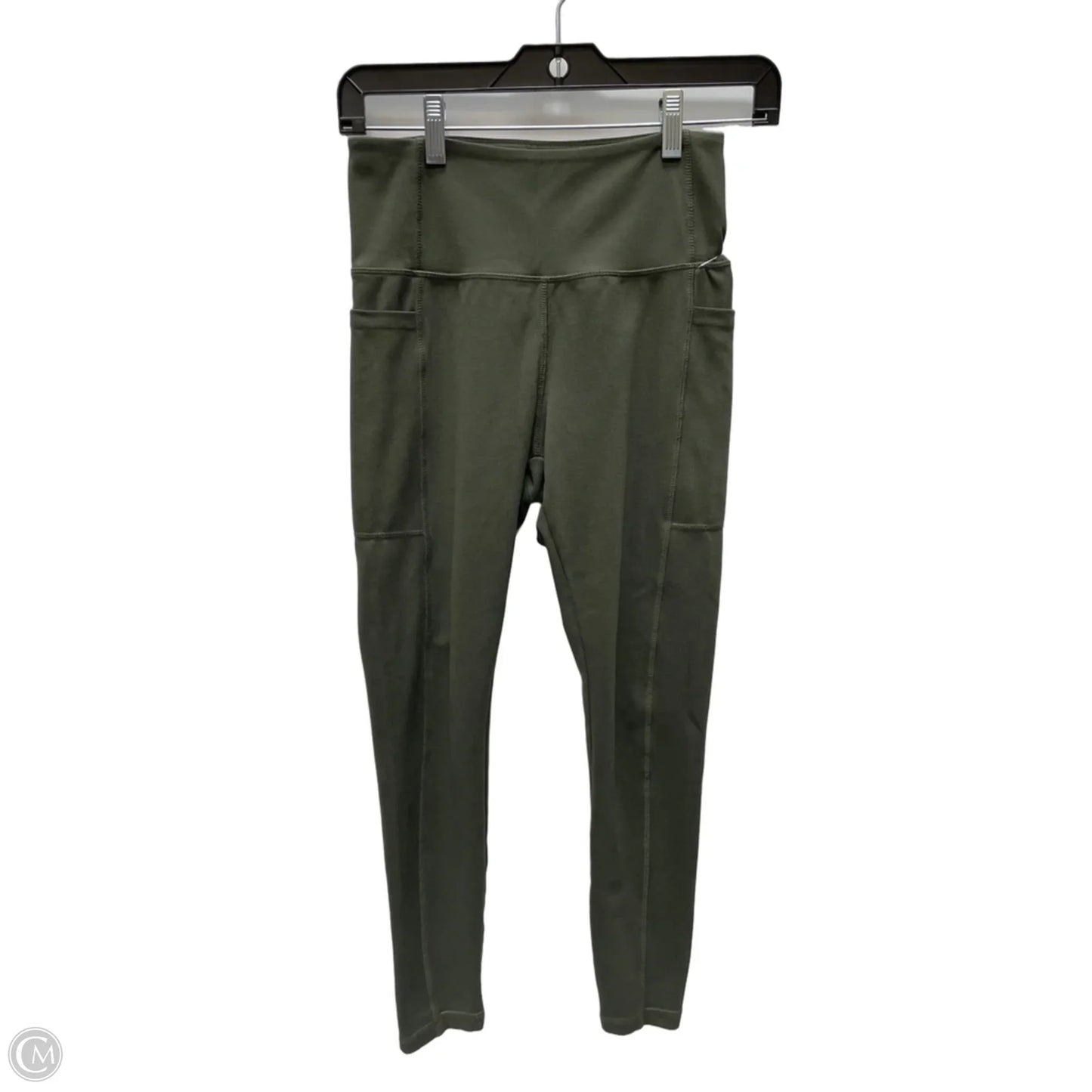 Athletic Leggings By Danskin In Green, Size: S