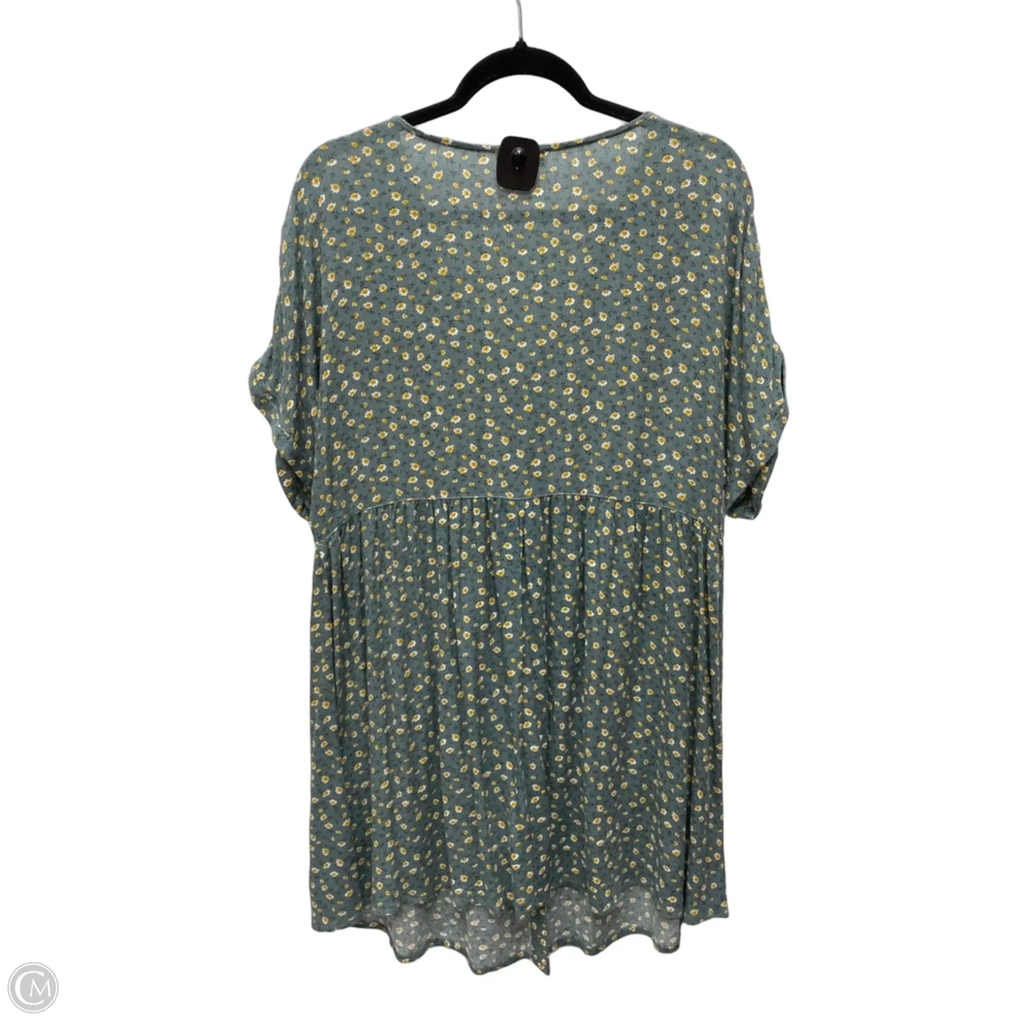 Tunic Short Sleeve By Kori America In Floral Print, Size: S